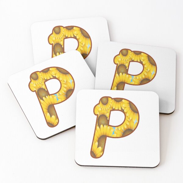 Item preview, Letters, flowers,P designed and sold by Sujinthaiart.