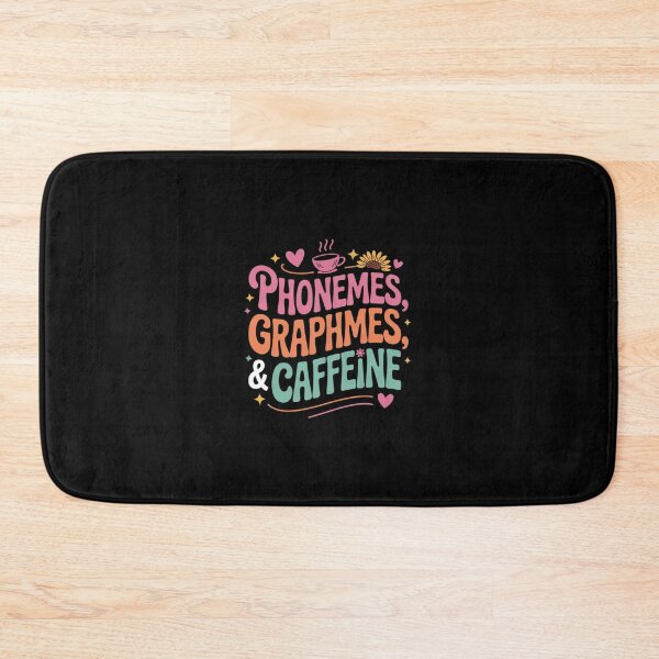 Item preview, Phonemes Graphemes and Caffeine Reading Teacher Coffee 1  designed and sold by MicanCuteStore.