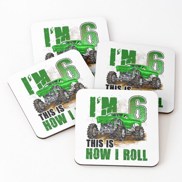 Item preview, I'm 6 This Is How I Roll Monster Truck Birthday designed and sold by JRRTs.