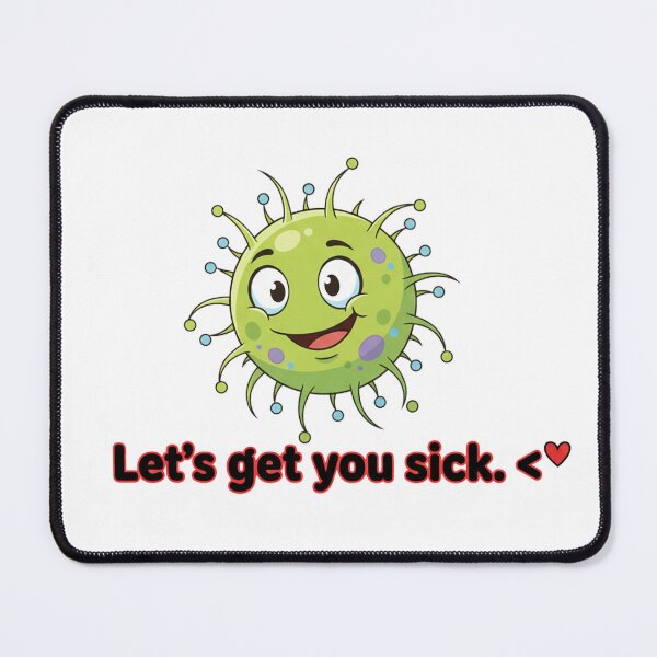 Item preview, Cute Germ Let's Get You Sick T-Shirt | Funny Microbiologist Gift | Sarcastic Science Nerd Humor designed and sold by LoupeRout.