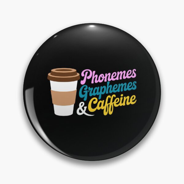 Item preview, Phonemes Graphemes and Caffeine Reading Teacher Coffee1  designed and sold by MicanCuteStore.