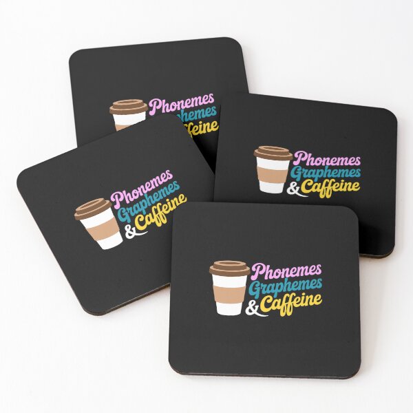 Item preview, Phonemes Graphemes and Caffeine Reading Teacher Coffee1  designed and sold by MicanCuteStore.