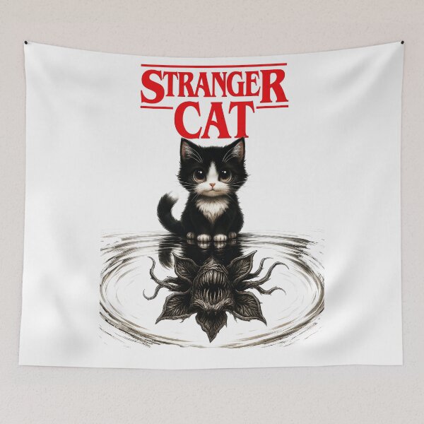 Item preview, The Stranger Cat designed and sold by Saint Arts Studio.