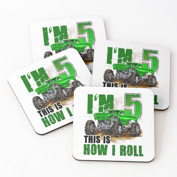 Item preview, I'm 5 This Is How I Roll Monster Truck Birthday designed and sold by JRRTs.