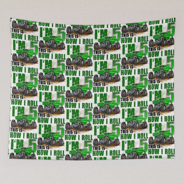Item preview, I'm 5 This Is How I Roll Monster Truck Birthday designed and sold by JRRTs.