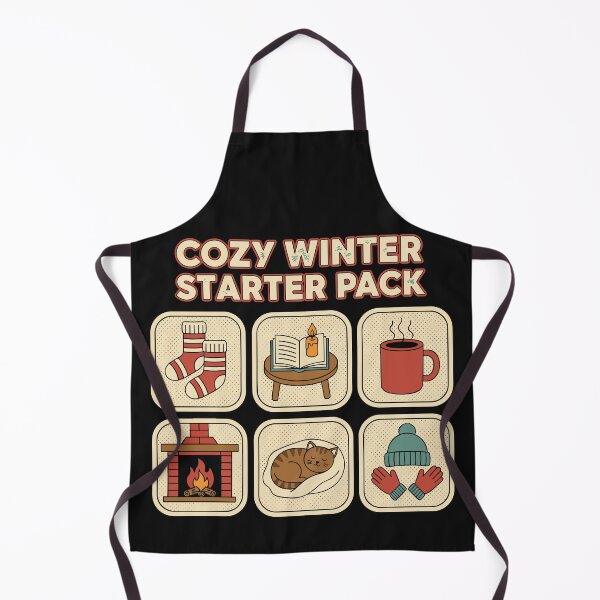 Item preview, Cozy Winter Starter Pack  Hygge Comfort Icons T-Shirt designed and sold by artistastshirt.