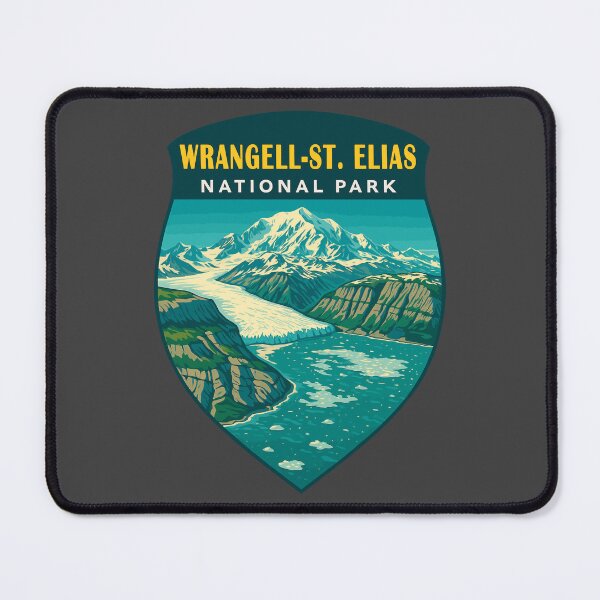 Item preview, Wrangell–St. Elias Alaska Mountain Sticker designed and sold by Ismeal Von.