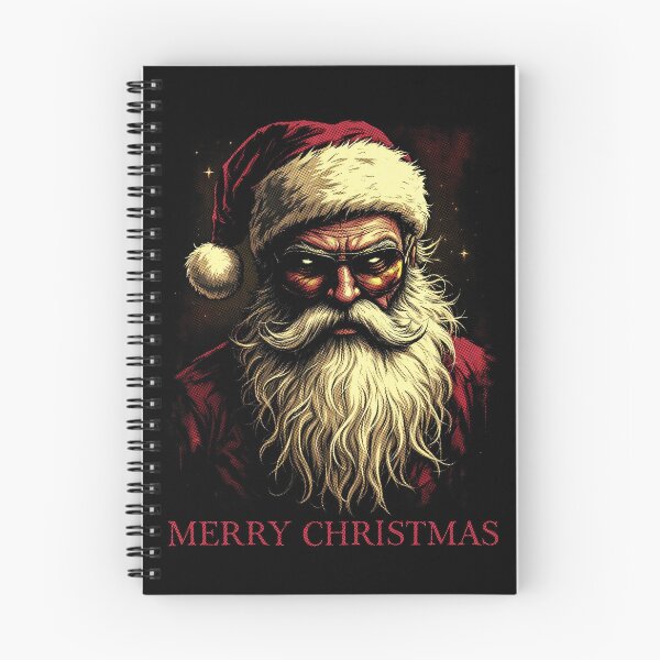 Item preview, Rock Raster Santa, designed for black fabrics designed and sold by SteadyRolling.