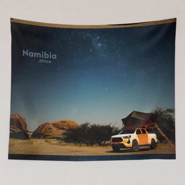 Item preview, Starry sky in Namibia, wild camp in the savannah. Original photography designed and sold by studio838.