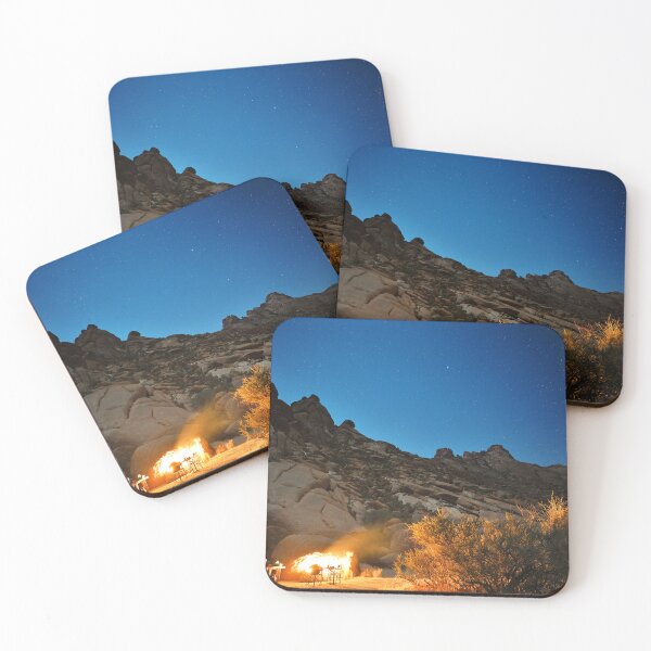 Item preview, Starry sky in Namibia, wild camp in the savannah. Original photography designed and sold by studio838.