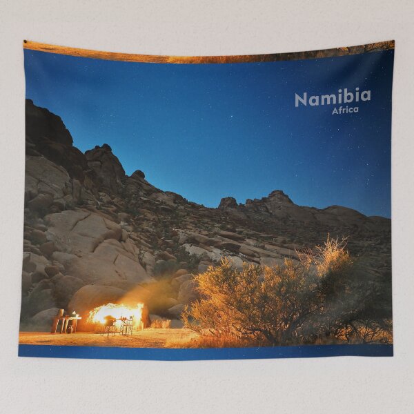 Item preview, Starry sky in Namibia, wild camp in the savannah. Original photography designed and sold by studio838.