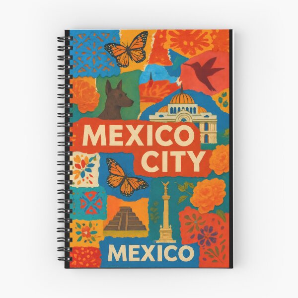 Item preview, Mexico City Culture Collage Travel Poster - Talavera Bloom designed and sold by Cosmopolis.