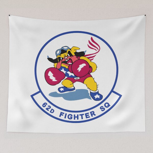 Item preview, 62d Fighter Squadron Boxers Patch designed and sold by CharlieDesings.