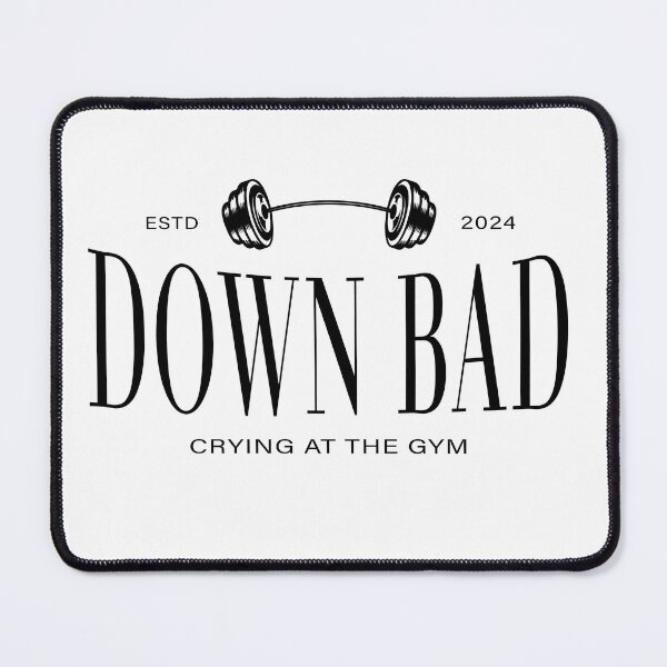 Item preview, Down Bad Crying at the Gym Tee, TTP.D Gym Apparel, S.wi.ftie T Shirt, TTPD Shirt, Down Bad Crying, Swift Merch Fit Top designed and sold by HillarBotsford.