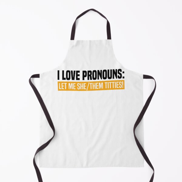 Item preview, I Love Pronouns Let Me She Them Titties T-Shirt designed and sold by CorriMoore.