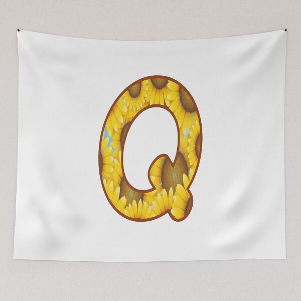 Item preview, Letters, flowers,Q designed and sold by Sujinthaiart.