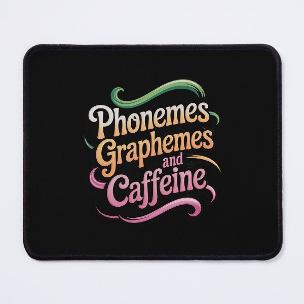 Item preview, Phonemes Graphemes and Caffeine Teacher Reading  designed and sold by lilLilaBatArt.