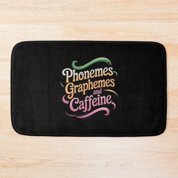 Item preview, Phonemes Graphemes and Caffeine Teacher Reading  designed and sold by lilLilaBatArt.