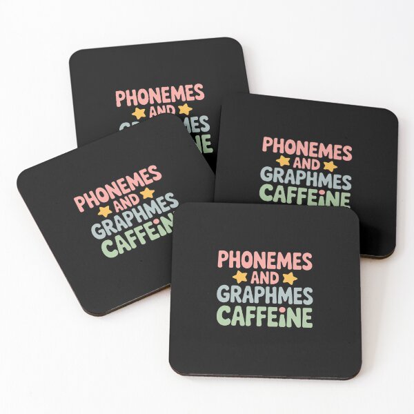 Item preview, Phonemes Graphemes and Caffeine Teacher Reading3  designed and sold by lilLilaBatArt.