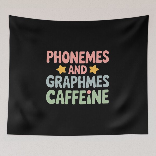 Item preview, Phonemes Graphemes and Caffeine Teacher Reading3  designed and sold by lilLilaBatArt.