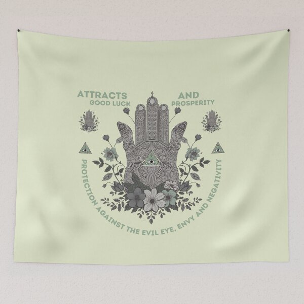Item preview, Mystic Hamsa of Protection and Positive Energy designed and sold by JuanaDesigns.
