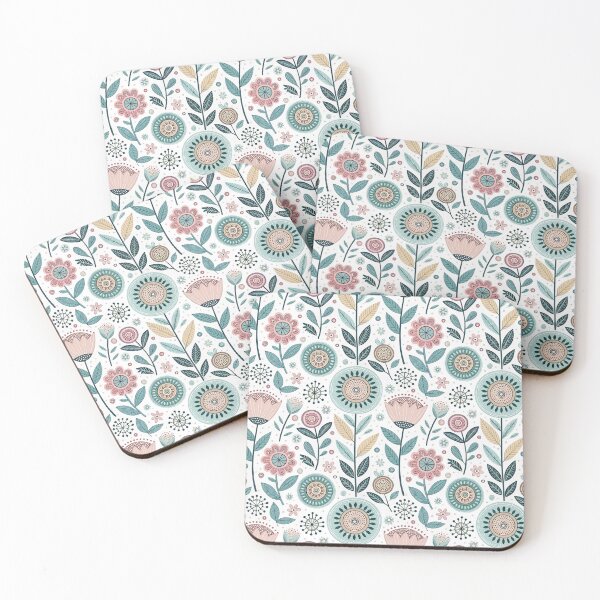 Item preview, Folk Flowers designed and sold by Shuga-Design.