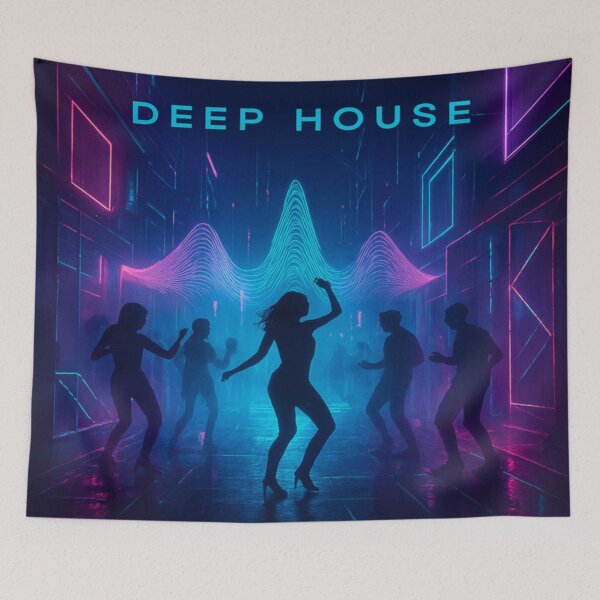 Item preview, Dancing Silhouettes in Retrowave City designed and sold by LaraVisionsArts.