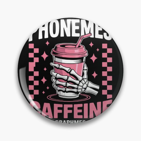 Item preview, Phonemes Graphemes and Caffeine Halloween Back to School  designed and sold by lilLilaBatArt.