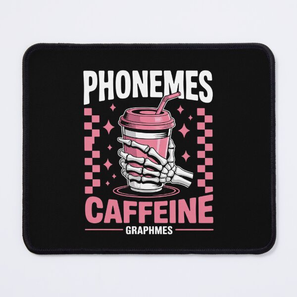 Item preview, Phonemes Graphemes and Caffeine Halloween Back to School designed and sold by lilLilaBatArt.