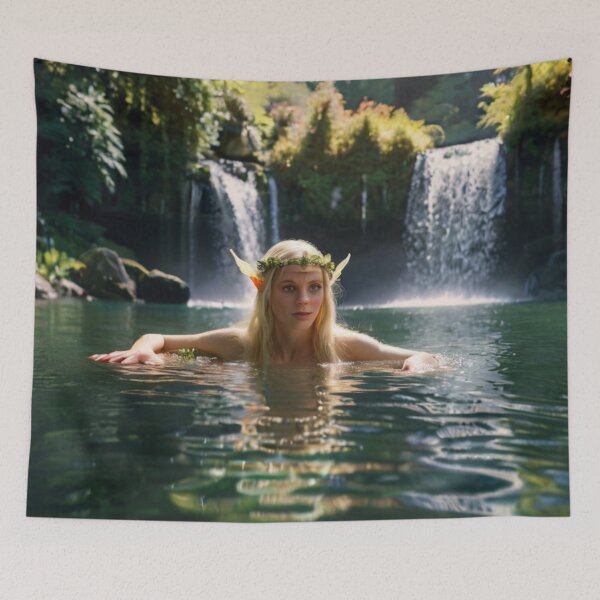 Item preview, Magical Garden Stream in the Enchanted Wood designed and sold by BlareBlare.