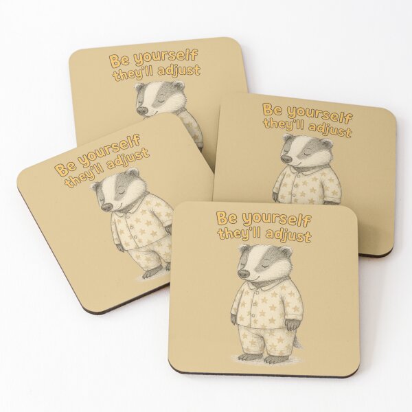 Item preview, Sleepy Badger Be Yourself designed and sold by ChirpInc.