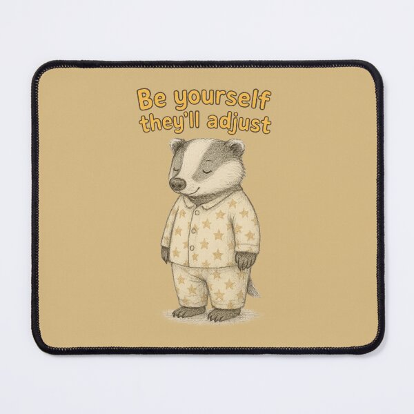 Item preview, Sleepy Badger Be Yourself designed and sold by ChirpInc.