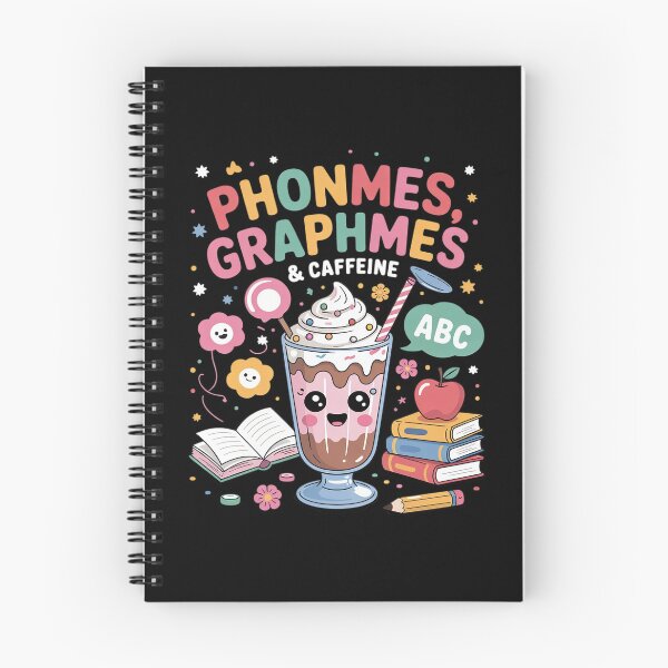 Item preview, Phonemes Graphemes and Caffeine Literacy Back to School T  designed and sold by lilLilaBatArt.
