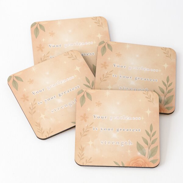 Item preview, Your Gentleness Is Your Greatest Strength – Soft Inspirational Quote Art designed and sold by BlessedStudio31.