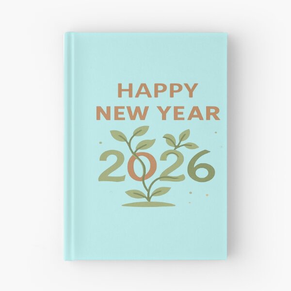 Item preview, HAPPY NEW YEAR 2026 Botanical Growth - Minimal Nature Leaf Design designed and sold by BhumiBliss.
