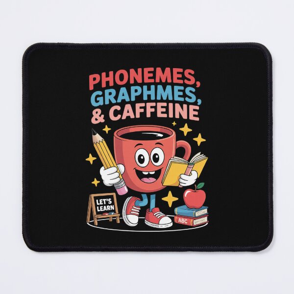 Item preview, Phonemes Graphemes and Caffeine Literacy Back to School00 designed and sold by lilLilaBatArt.