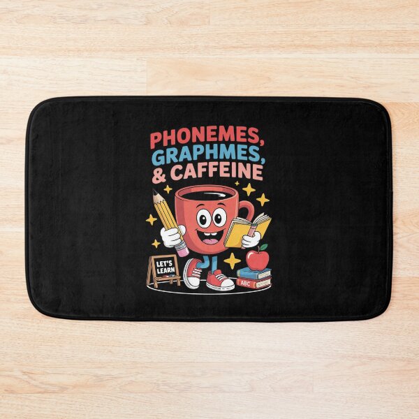 Item preview, Phonemes Graphemes and Caffeine Literacy Back to School00  designed and sold by lilLilaBatArt.