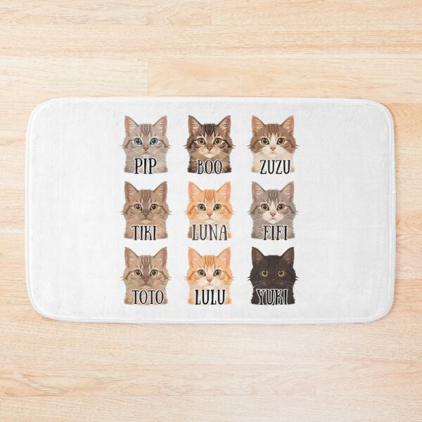 Item preview, Cute Cat Names – Adorable Kawaii Cat Name List Design designed and sold by Ditstyle.