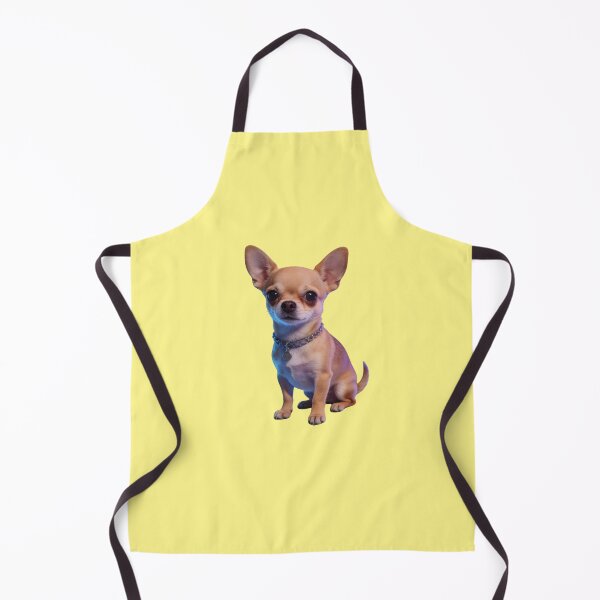 Item preview, Isolated Chihuahua Portrait | Neon Cyber Dog Art | Edgy Cute Pet Lover Gift | Dramatic Black Background designed and sold by Cherrydora.