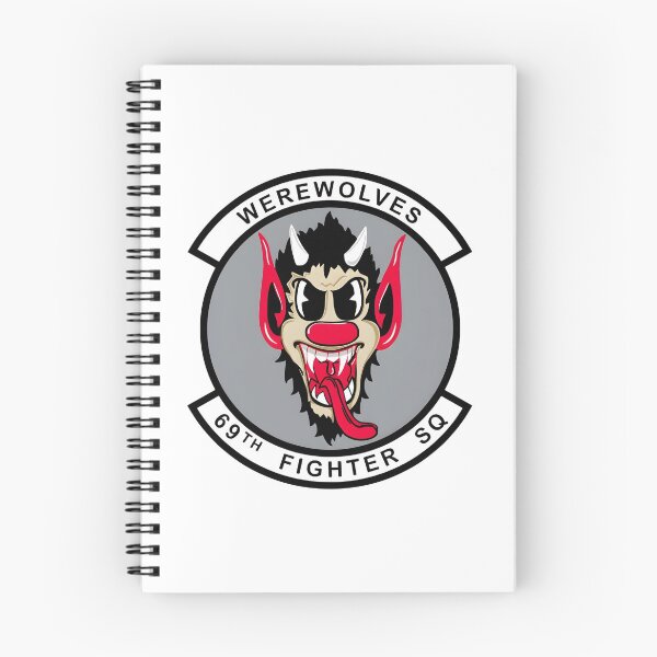 Item preview, 69th Fighter Squadron Werewolves Patch designed and sold by CharlieDesings.