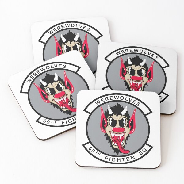 Item preview, 69th Fighter Squadron Werewolves Patch designed and sold by CharlieDesings.