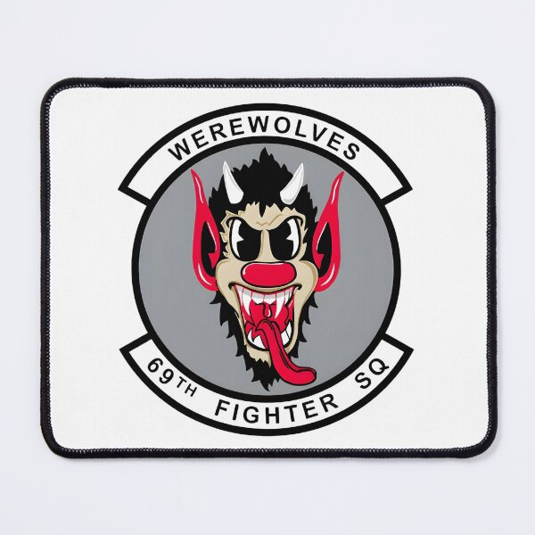 Item preview, 69th Fighter Squadron Werewolves Patch designed and sold by CharlieDesings.