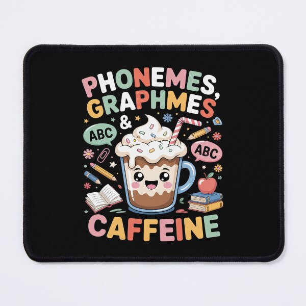 Item preview, Phonemes Graphemes and Caffeine Literacy Back to School3  designed and sold by lilLilaBatArt.