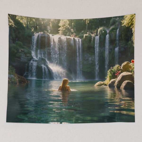 Item preview, Secret River of the Elf’s Land Waterfall designed and sold by BlareBlare.