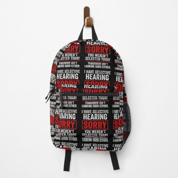 Item preview, Selective Hearing Funny Sarcastic Quote Design designed and sold by FreshVibe Prints.