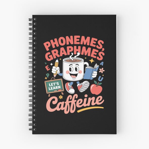 Item preview, Phonemes Graphemes and Caffeine Literacy Back to School4  designed and sold by lilLilaBatArt.