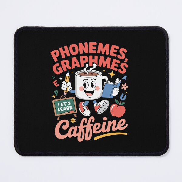 Item preview, Phonemes Graphemes and Caffeine Literacy Back to School4 designed and sold by lilLilaBatArt.