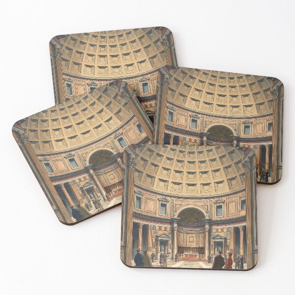 Item preview, The Pantheon in Rome Japanese Woodblock Print designed and sold by Takeda-art.