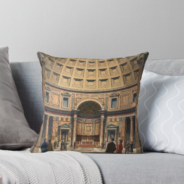 Item preview, The Pantheon in Rome Japanese Woodblock Print designed and sold by Takeda-art.