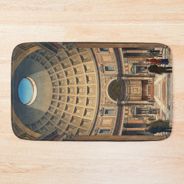 Item preview, The Pantheon in Rome Japanese Woodblock Print designed and sold by Takeda-art.